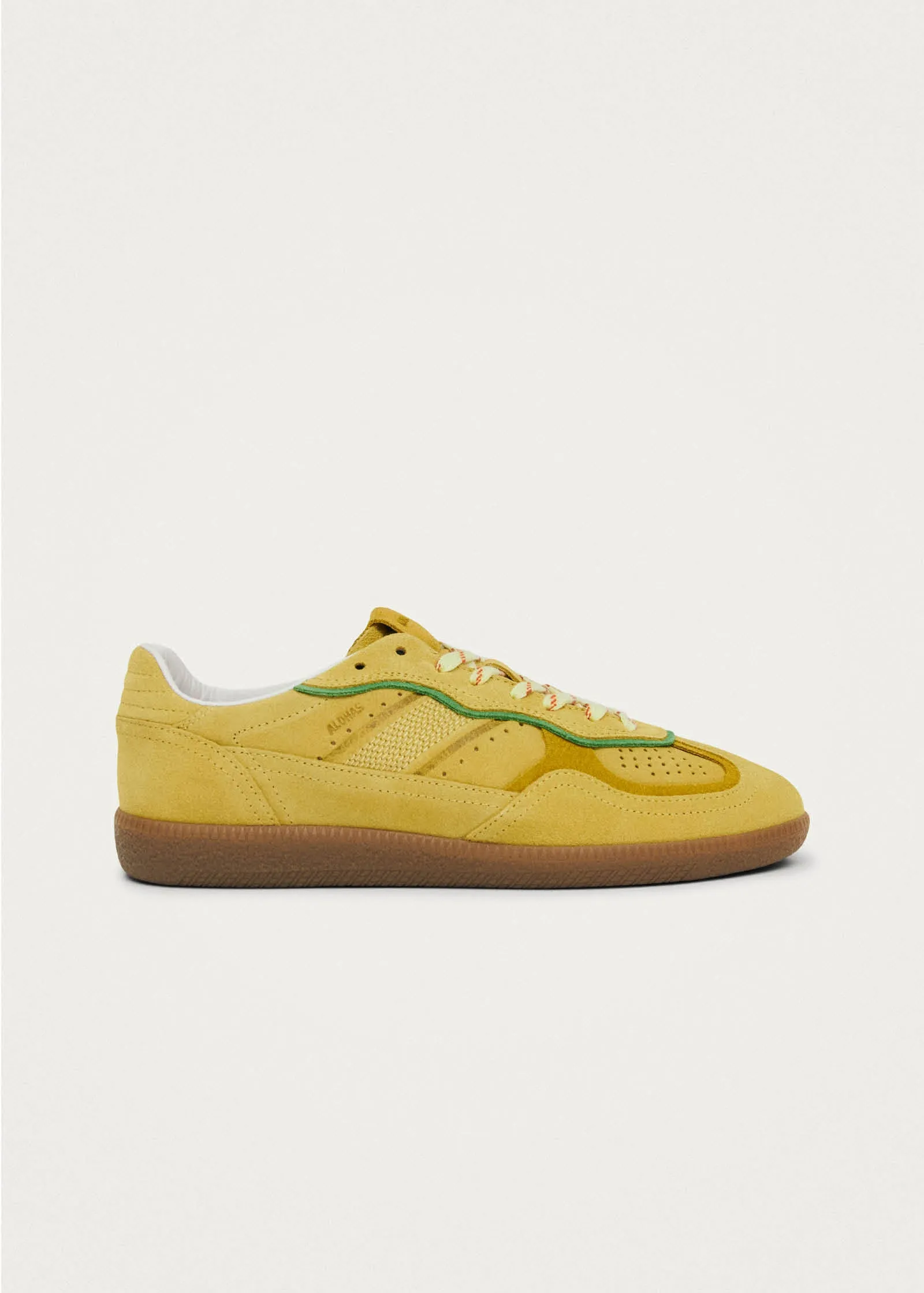 Tb.490 Rife Pale Yellow Leather Sneakers sold by Alohas