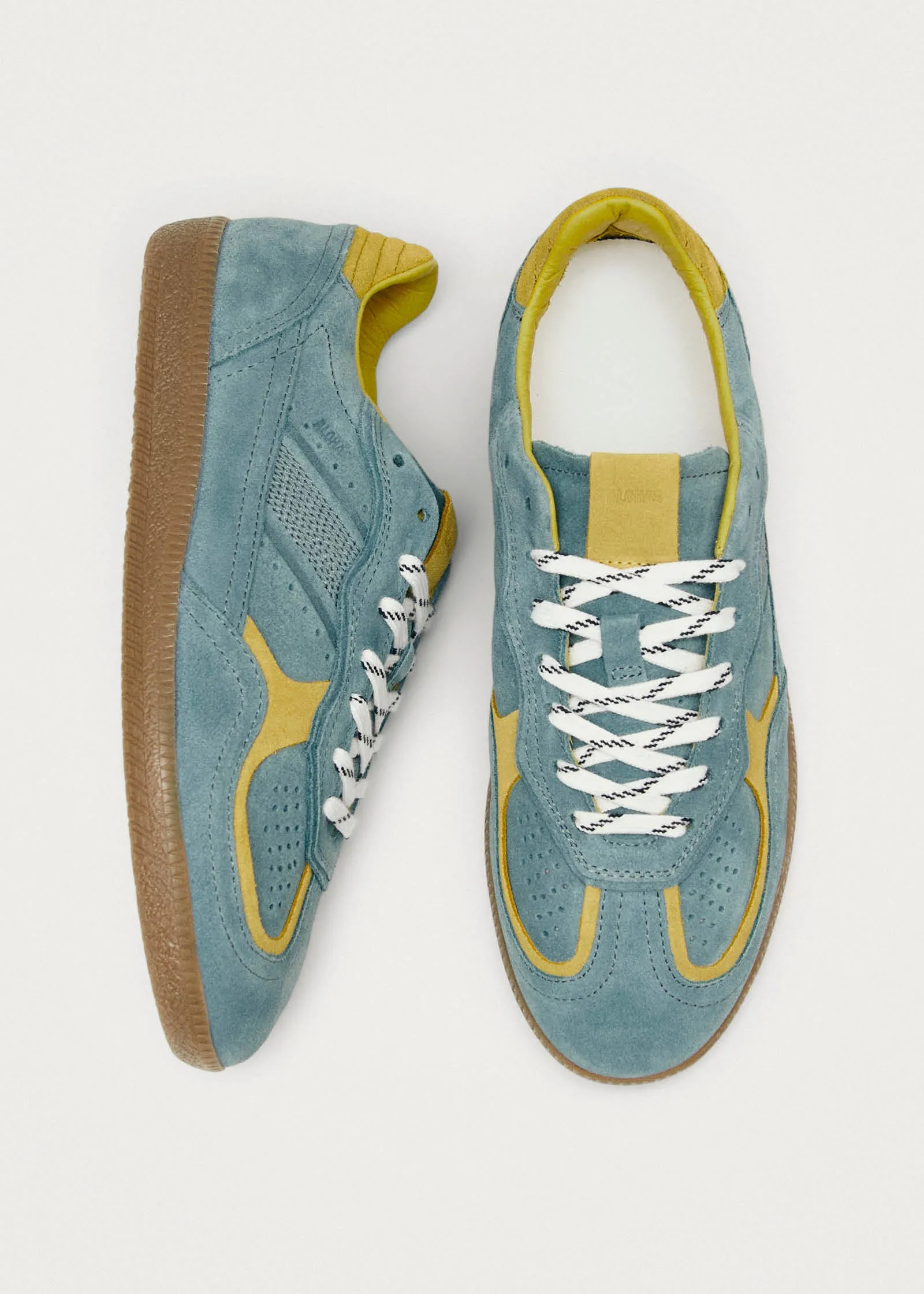 Tb.490 Rife Blue Grey Leather Sneakers sold by Alohas product image thumbnail 5