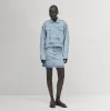 India Light Blue Denim Jacket sold by Alohas