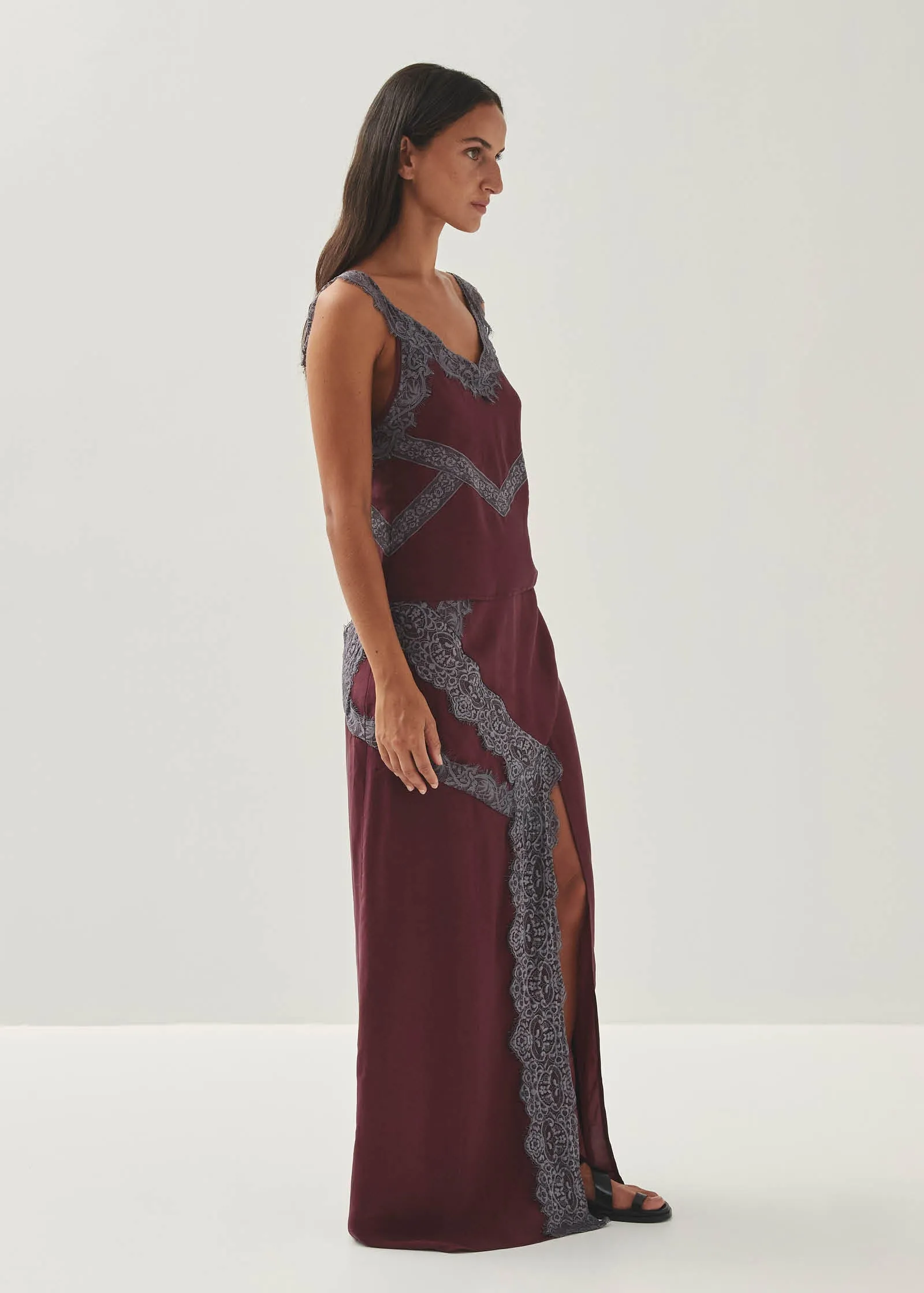 Hebe Burgundy Top sold by Alohas product image thumbnail 5