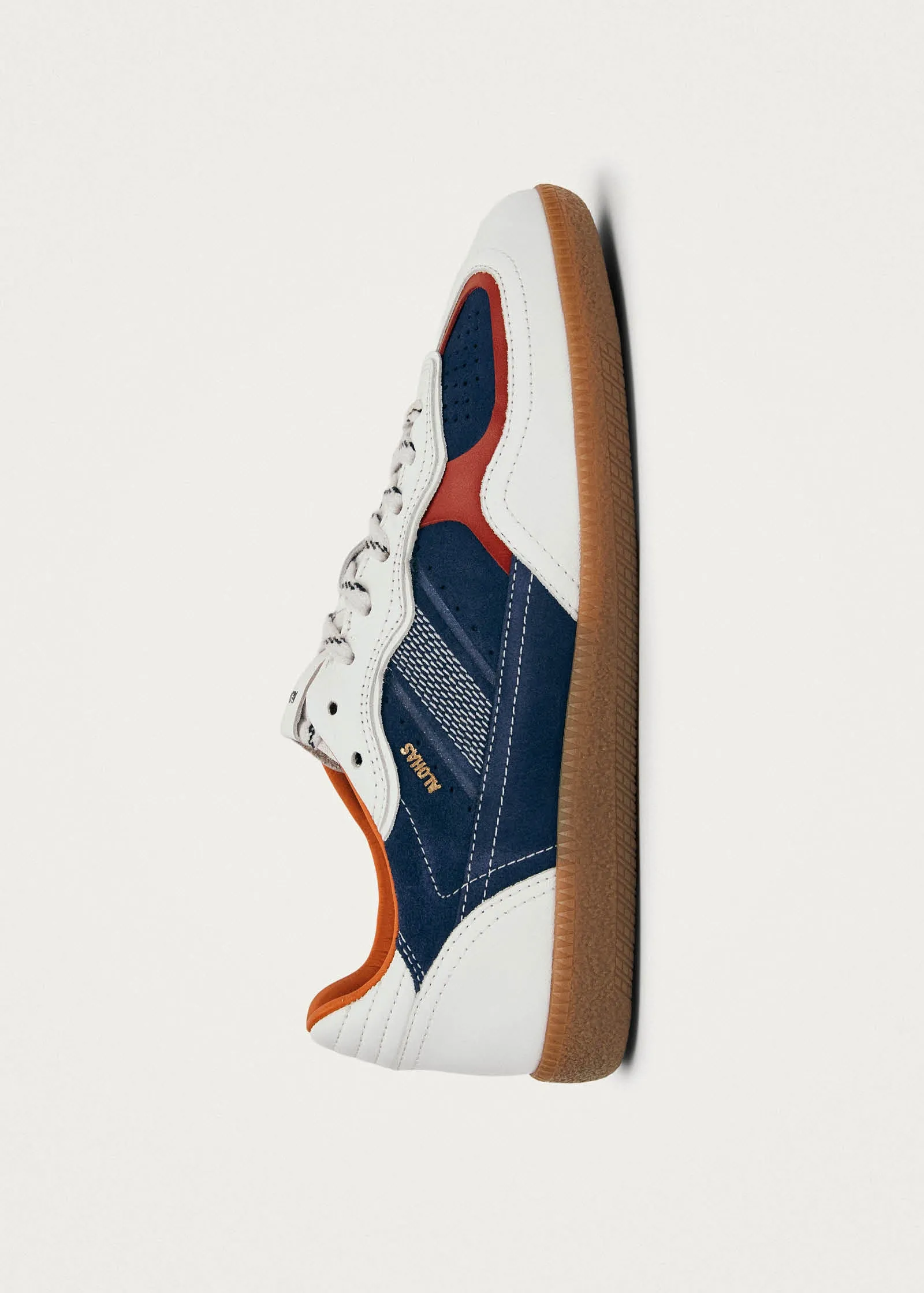 Tb.490 Rife Grain White Cobalt Orange Leather Sneakers sold by Alohas product image thumbnail 4