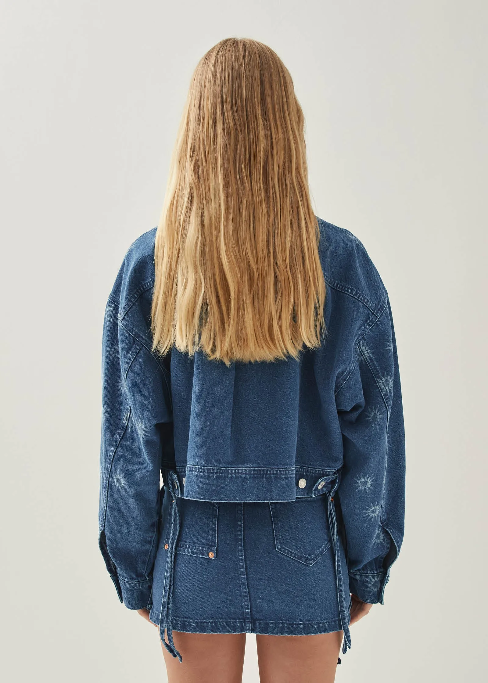 India Deep Blue Denim Jacket sold by Alohas product image thumbnail 4