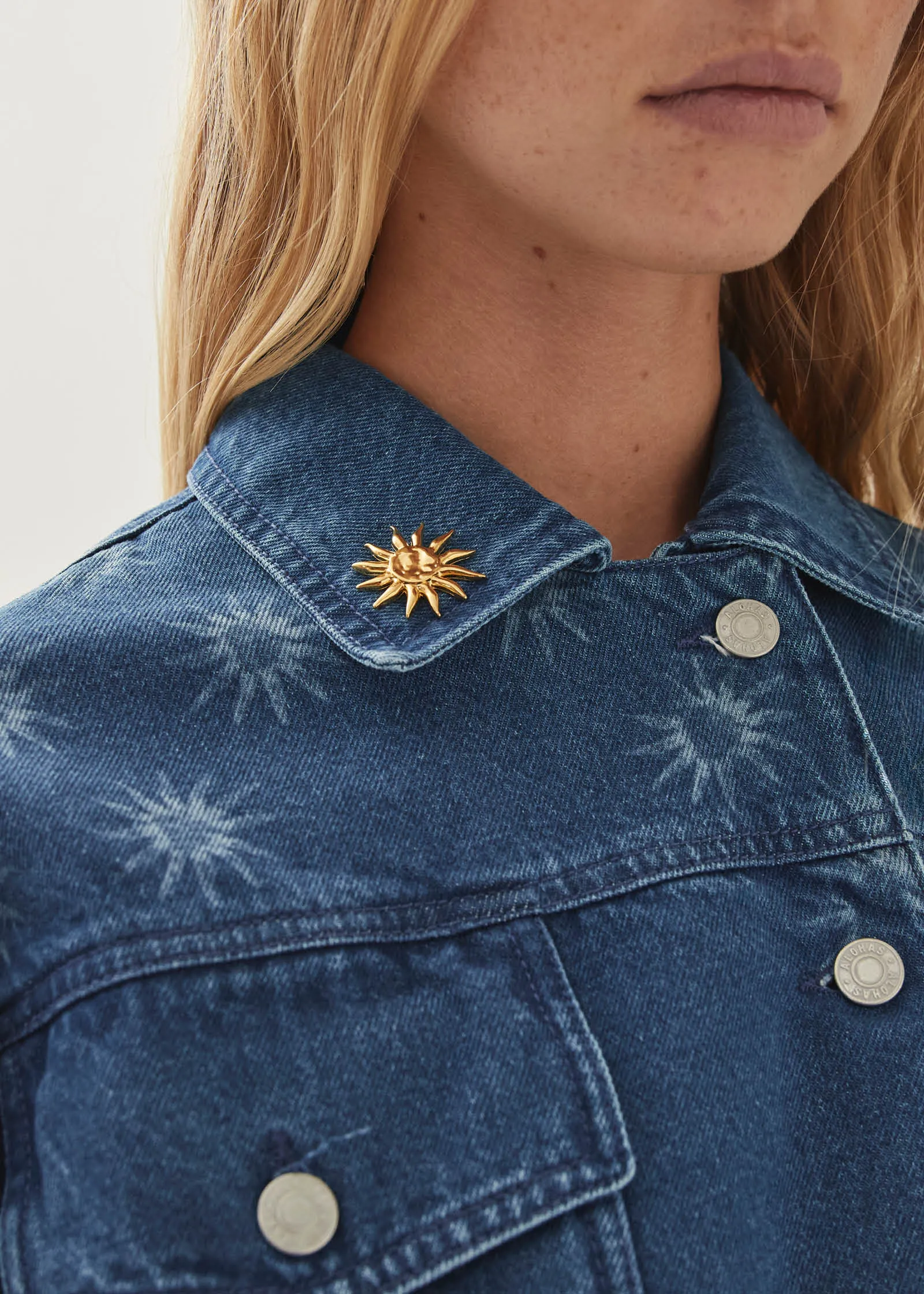 India Deep Blue Denim Jacket sold by Alohas product image thumbnail 2