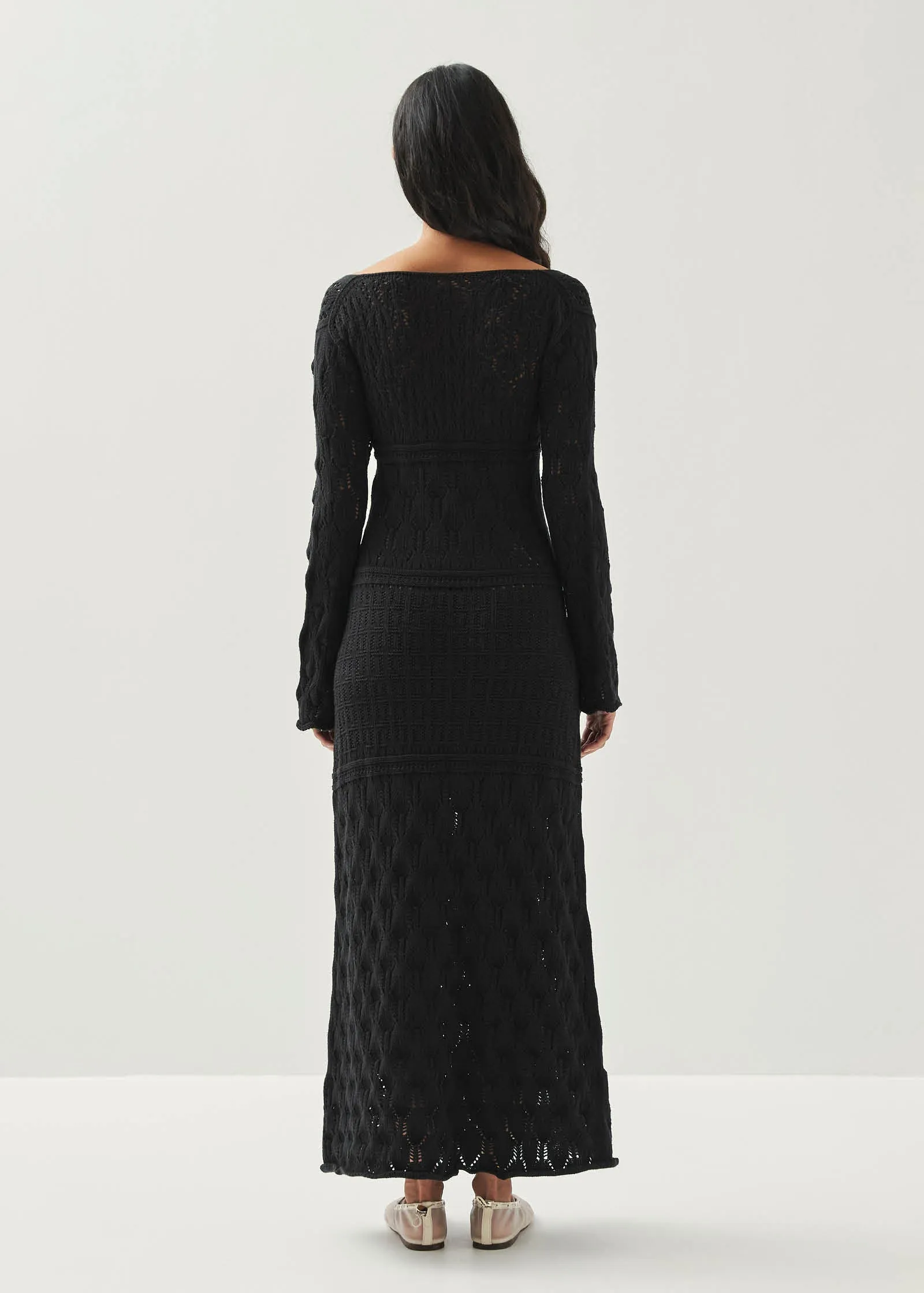 Show Black Tricot Dress sold by Alohas product image thumbnail 4