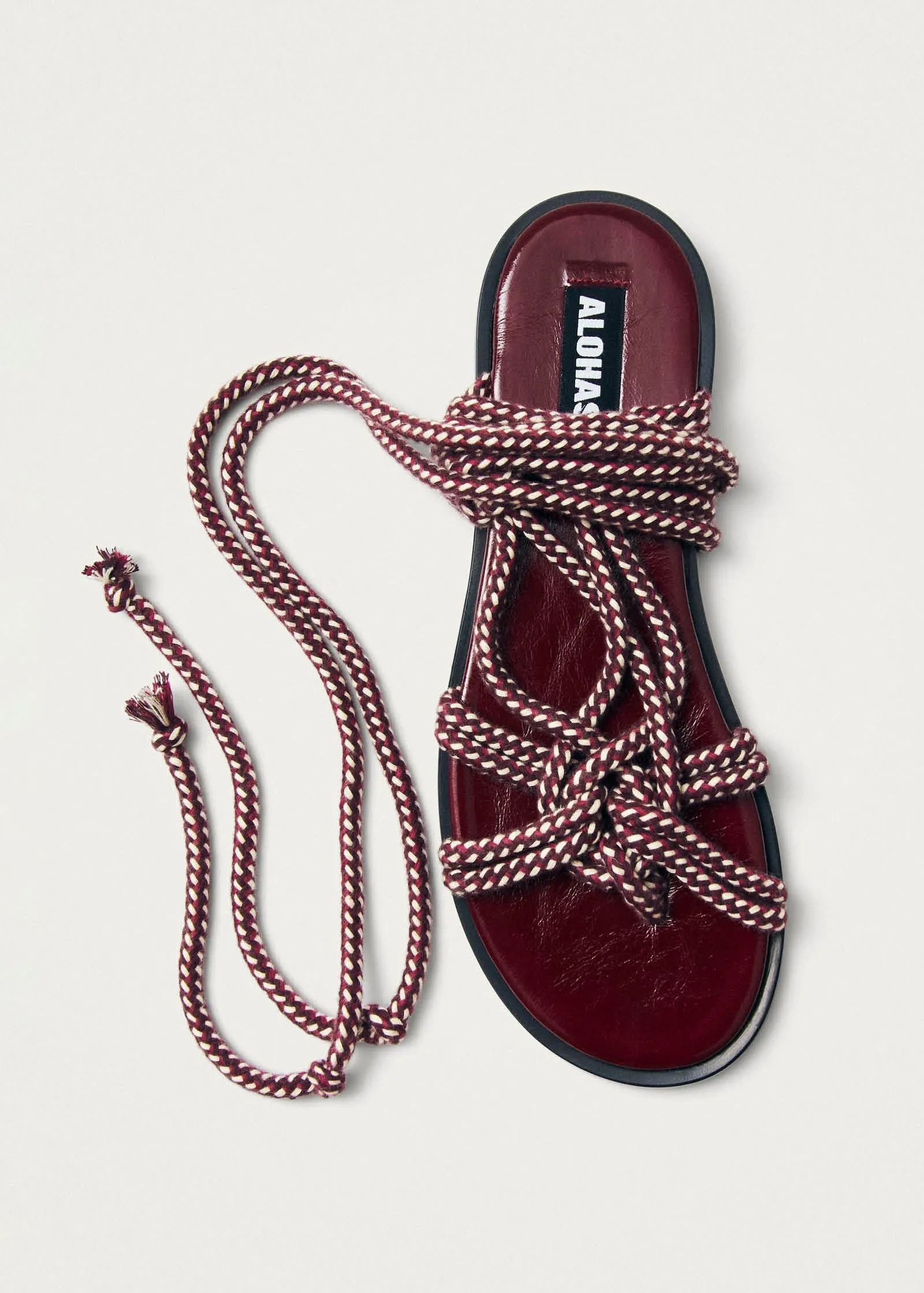 Tory Burgundy Sandals sold by Alohas product image thumbnail 5