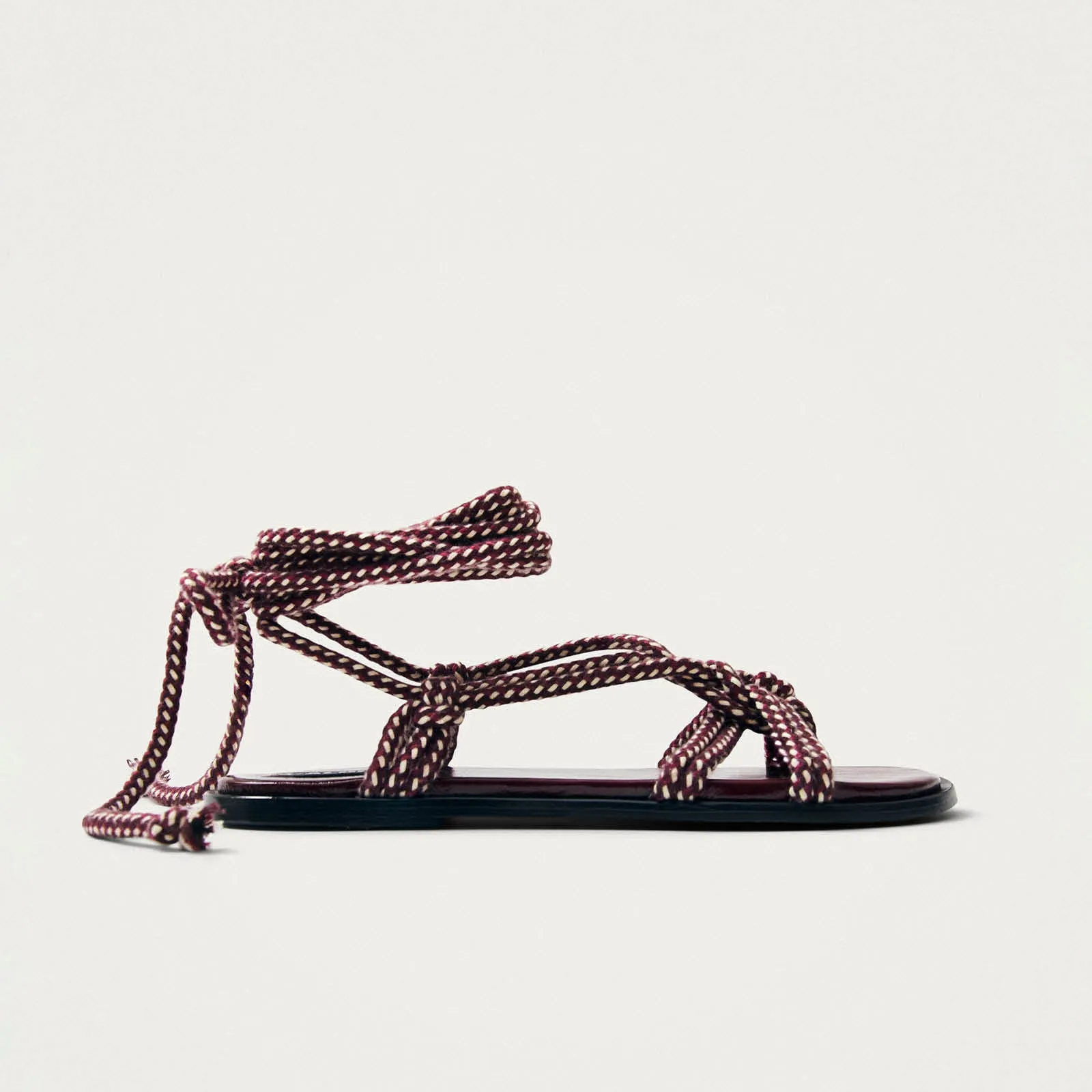 Tory Burgundy Sandals sold by Alohas product image thumbnail 3