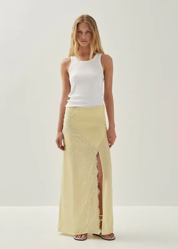 Nusa Yellowish Skirt made by Alohas
