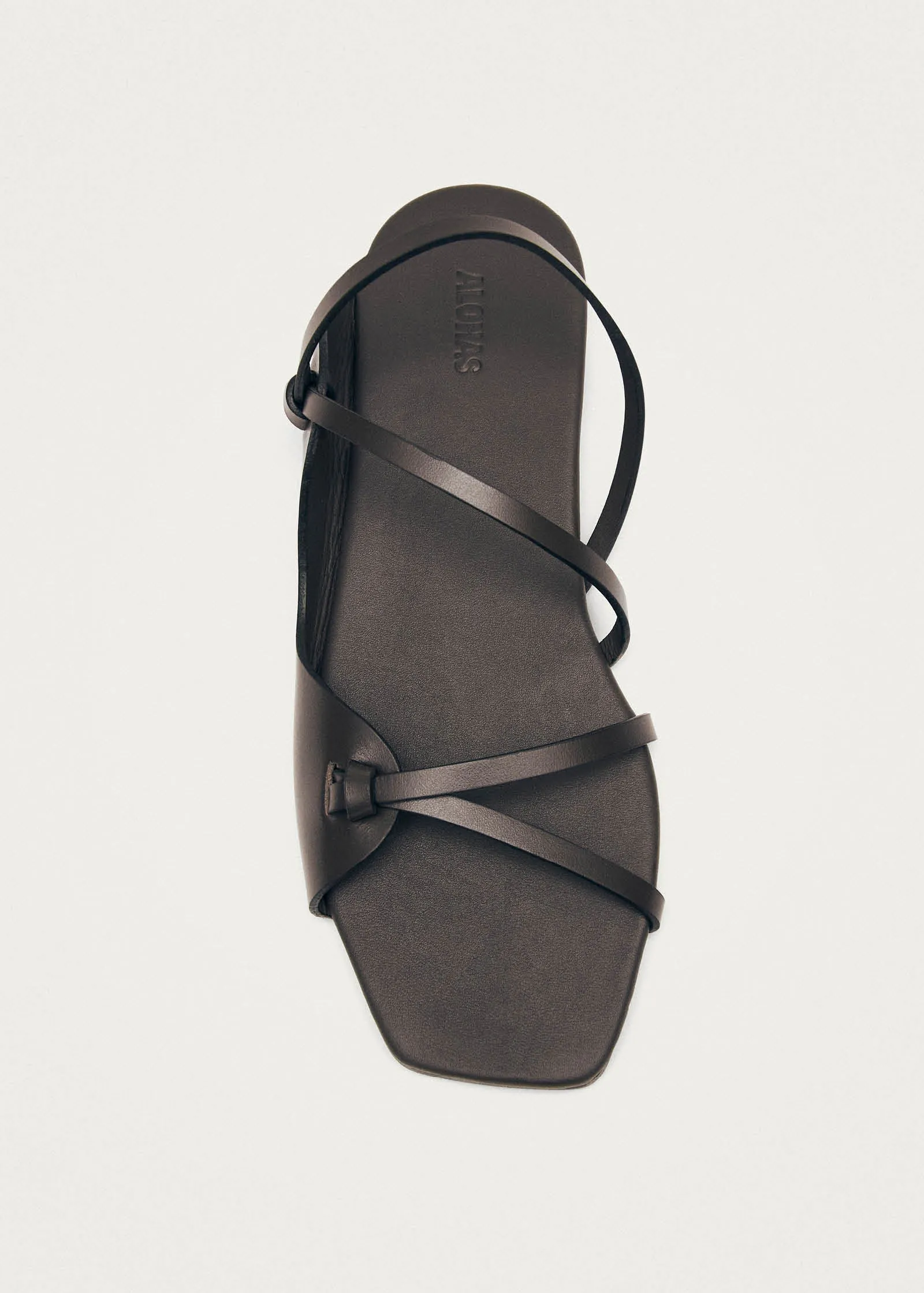 Minae Brown Leather Sandals sold by Alohas product image thumbnail 5