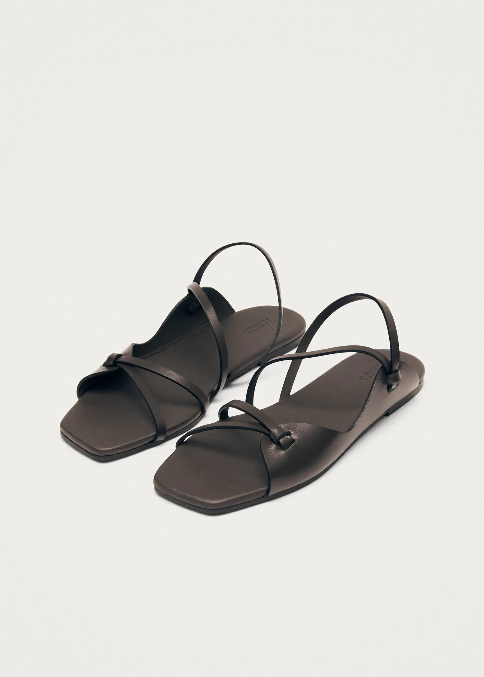 Minae Brown Leather Sandals sold by Alohas product image thumbnail 2