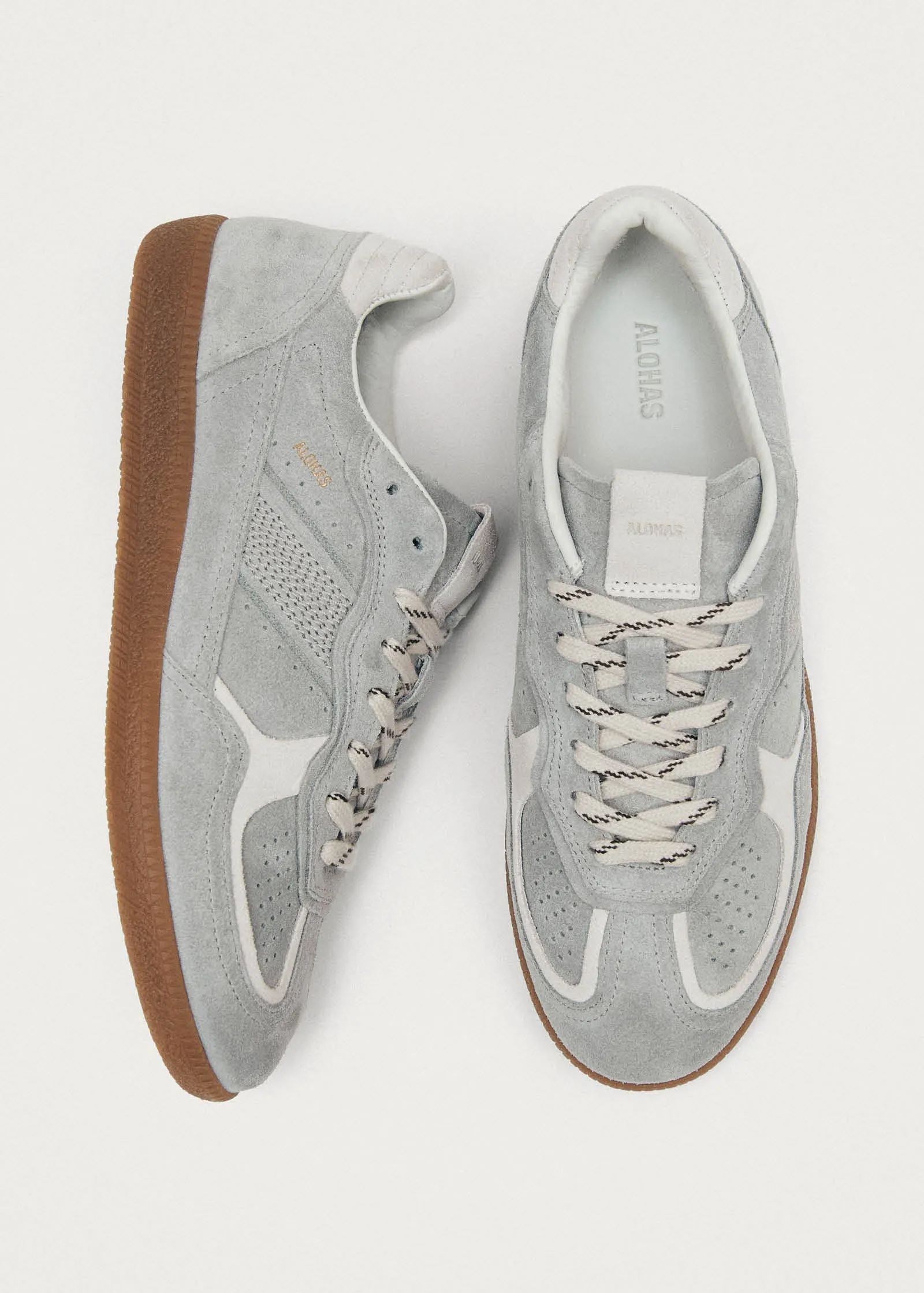 Tb.490 Rife Grey Leather Sneakers sold by Alohas product image thumbnail 5