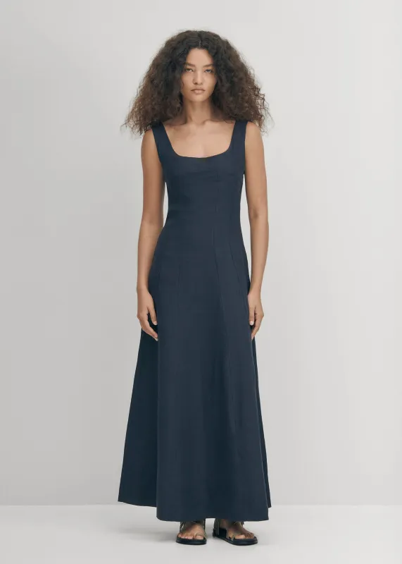 Olimpia Navy Dress sold by Alohas