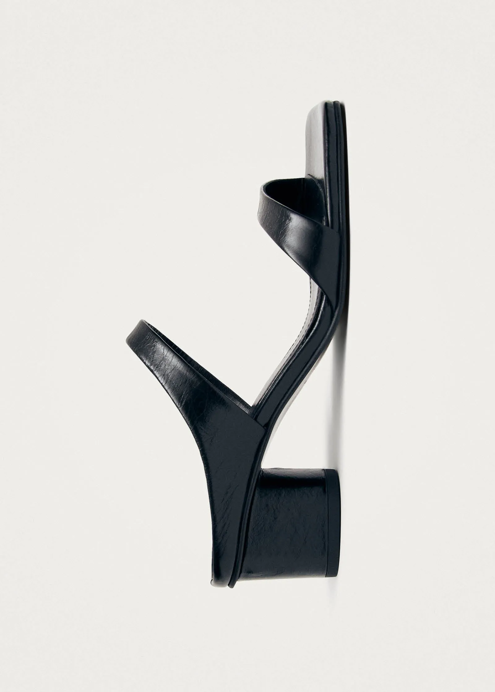 Alia Black Leather Sandals sold by Alohas product image thumbnail 4