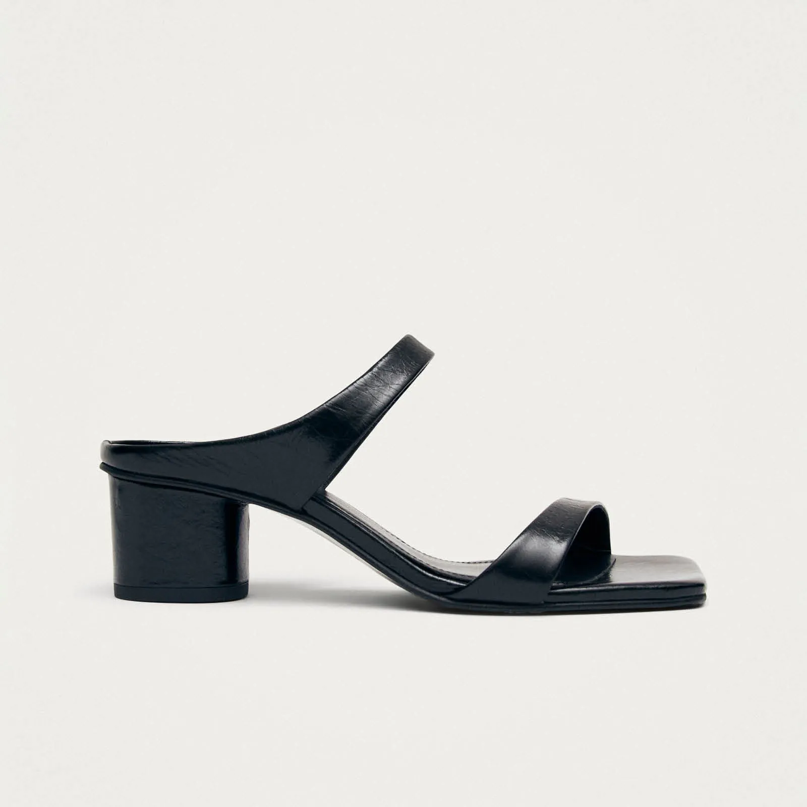 Alia Black Leather Sandals sold by Alohas product image thumbnail 3