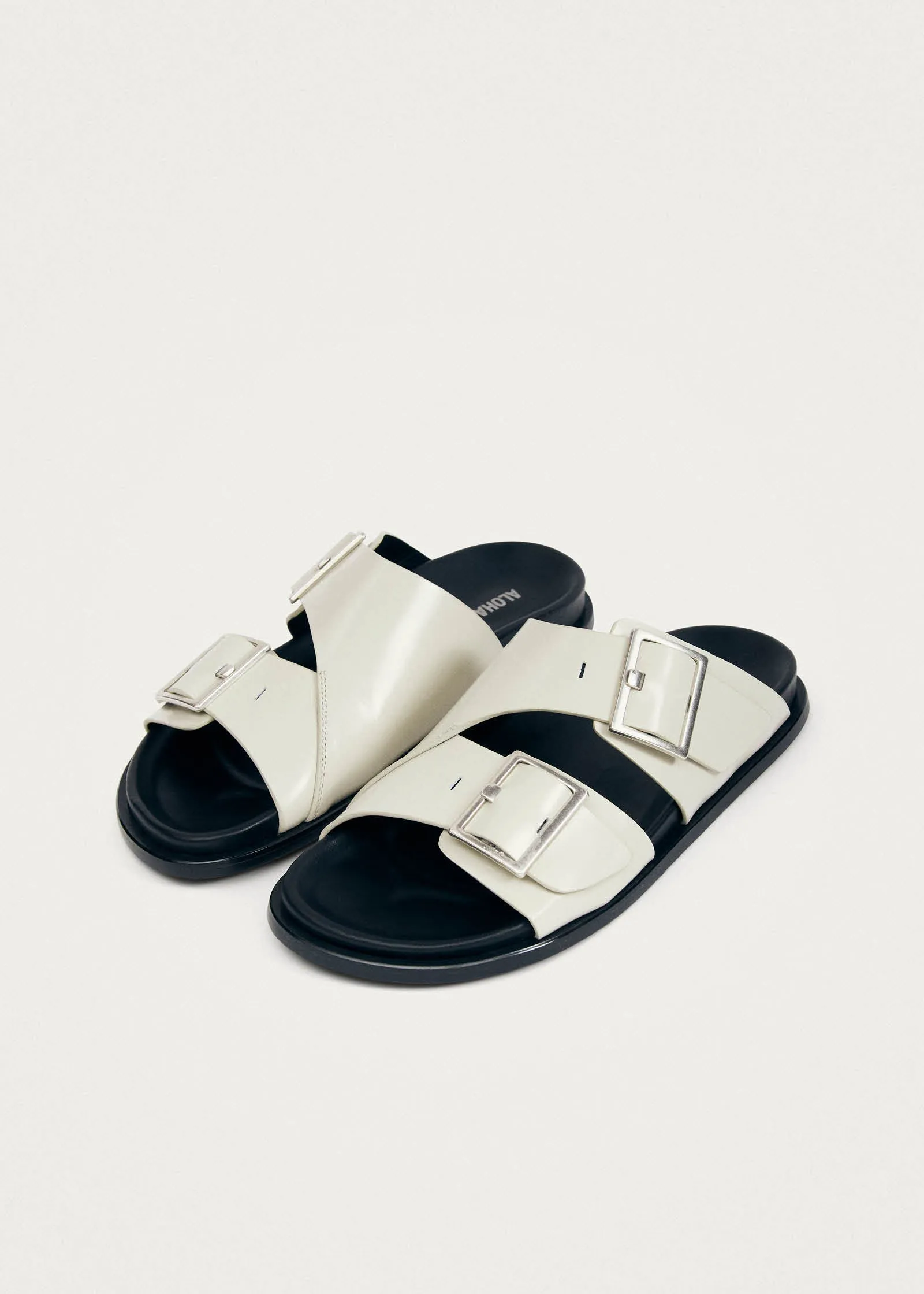 Alba Cream Leather Sandals sold by Alohas product image thumbnail 2