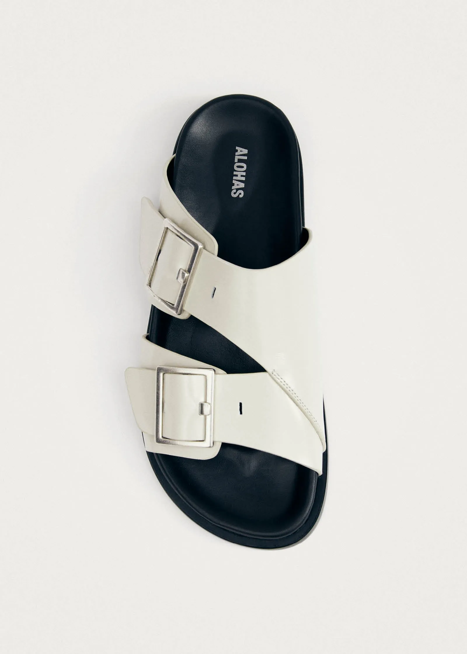 Alba Cream Leather Sandals sold by Alohas product image thumbnail 5