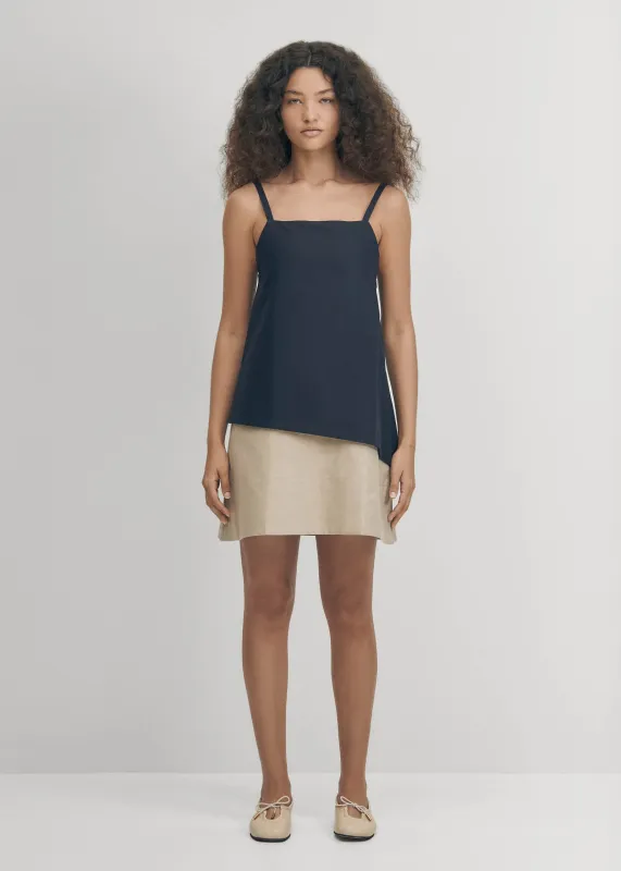 Valeria Bicolor Navy Cream Dress sold by Alohas