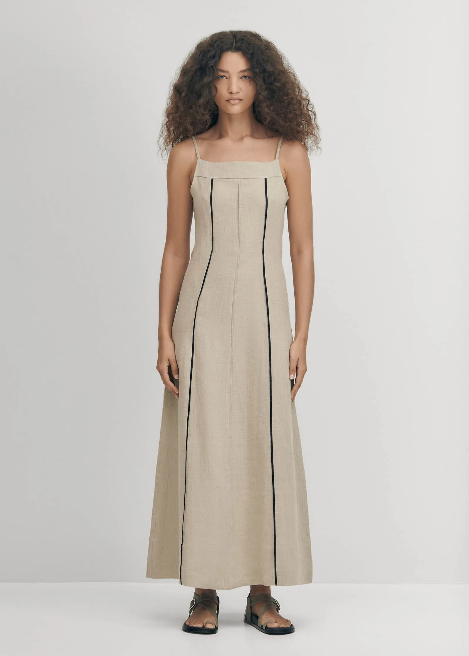 Irma Natural Dress sold by Alohas