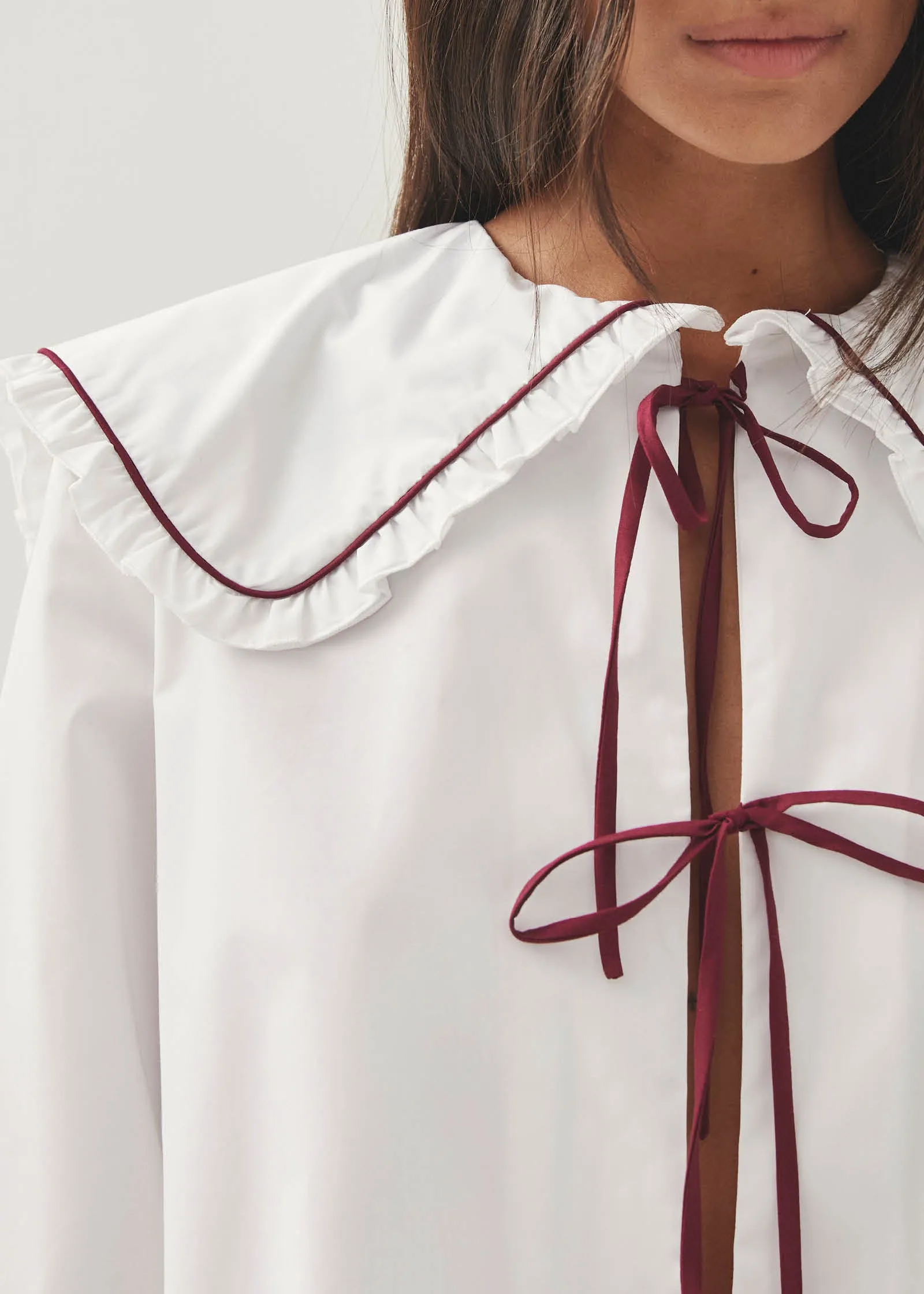 Airi White Blouse sold by Alohas product image thumbnail 2