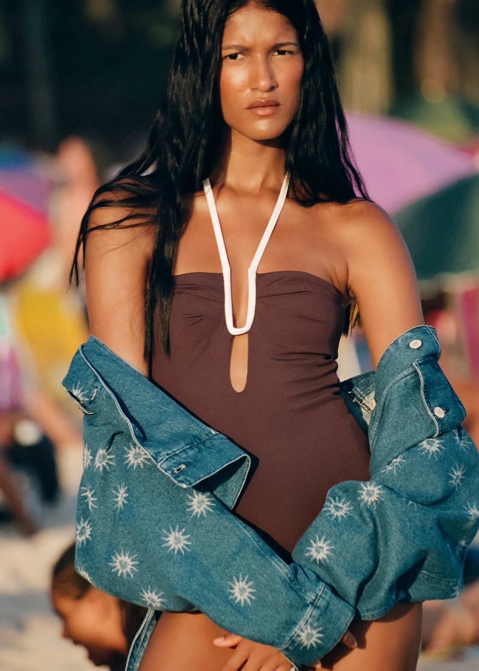 Brava Dark Brown Swimwear sold by Alohas product image thumbnail 2