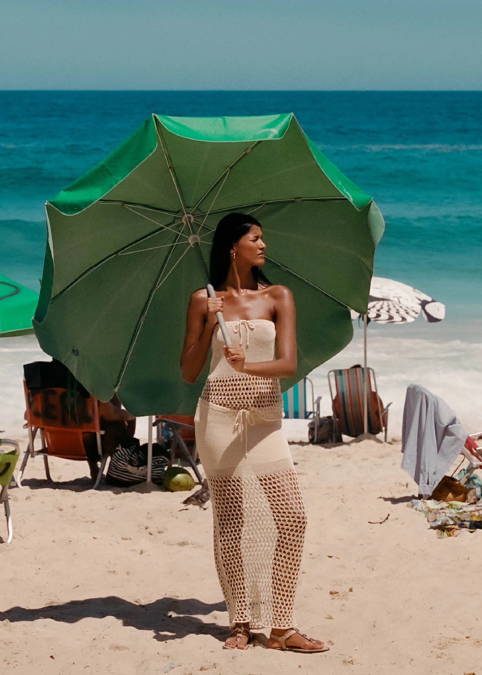 Elea Ecru Tricot Skirt sold by Alohas product image thumbnail 5