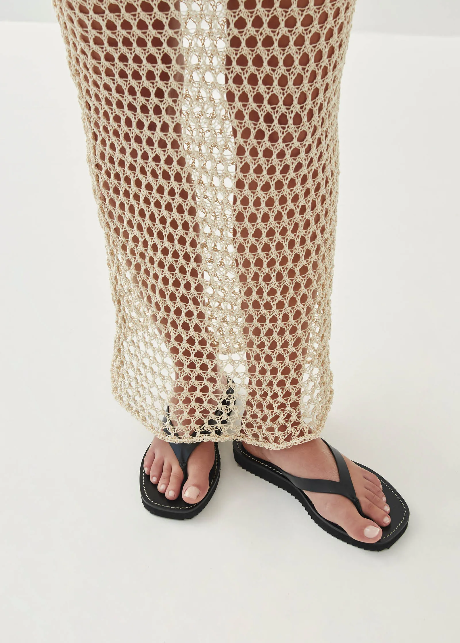 Elea Ecru Tricot Skirt sold by Alohas product image thumbnail 4