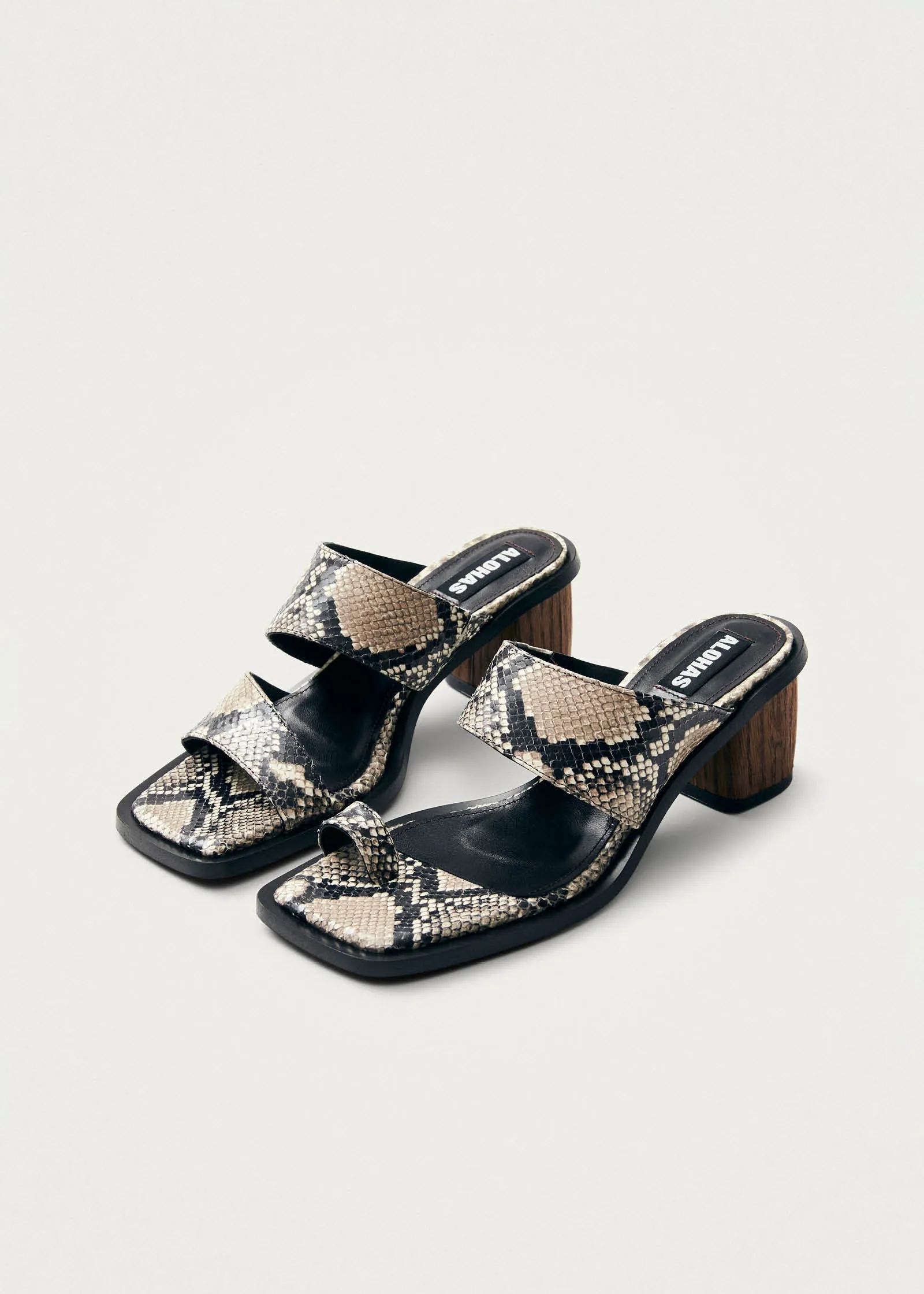 Gabin Indo Cream Leather Sandals sold by Alohas product image thumbnail 2