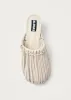Gleea White Leather Mules sold by Alohas
