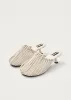 Gleea White Leather Mules sold by Alohas