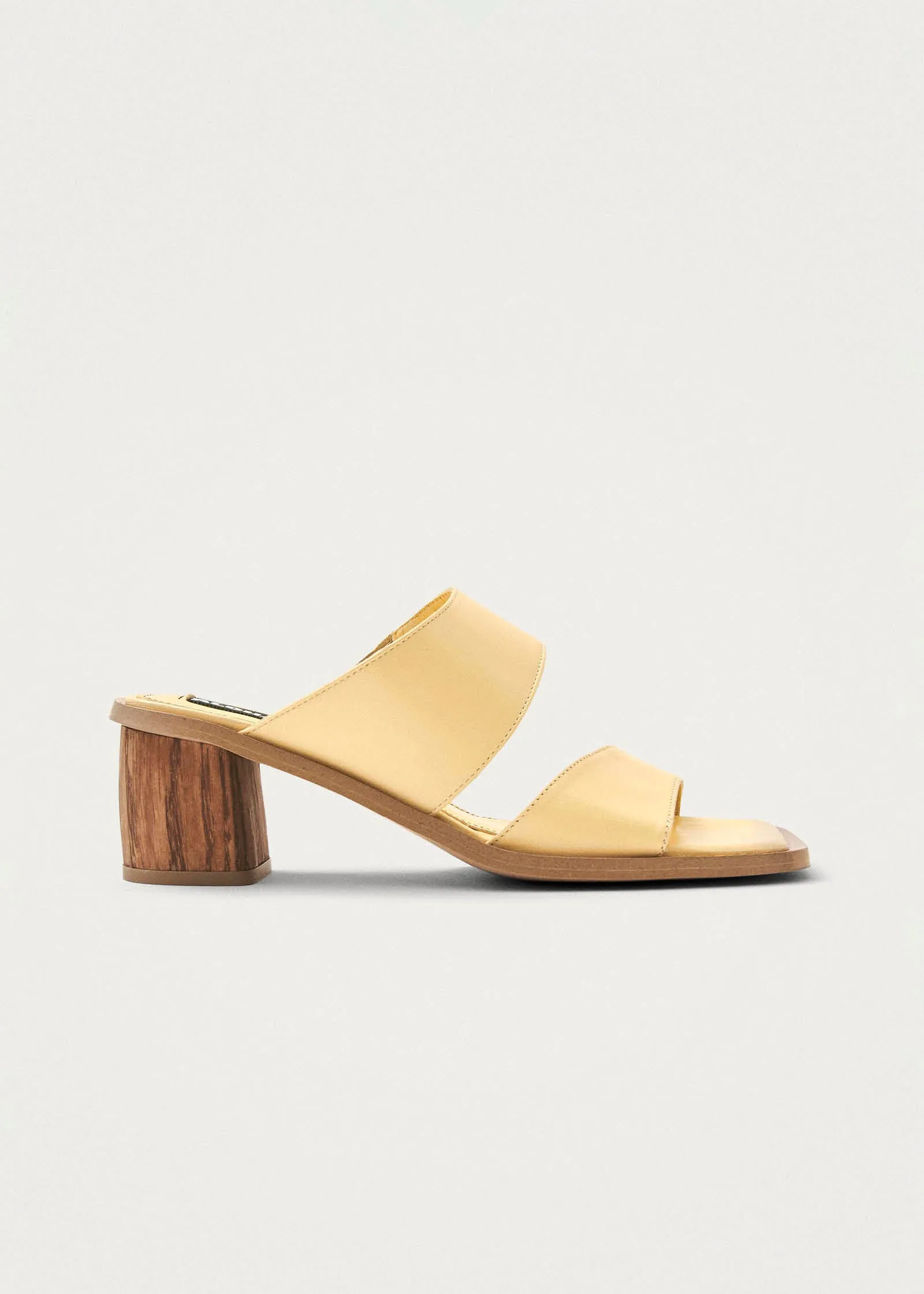 Gabin Yellow Leather Sandals sold by Alohas