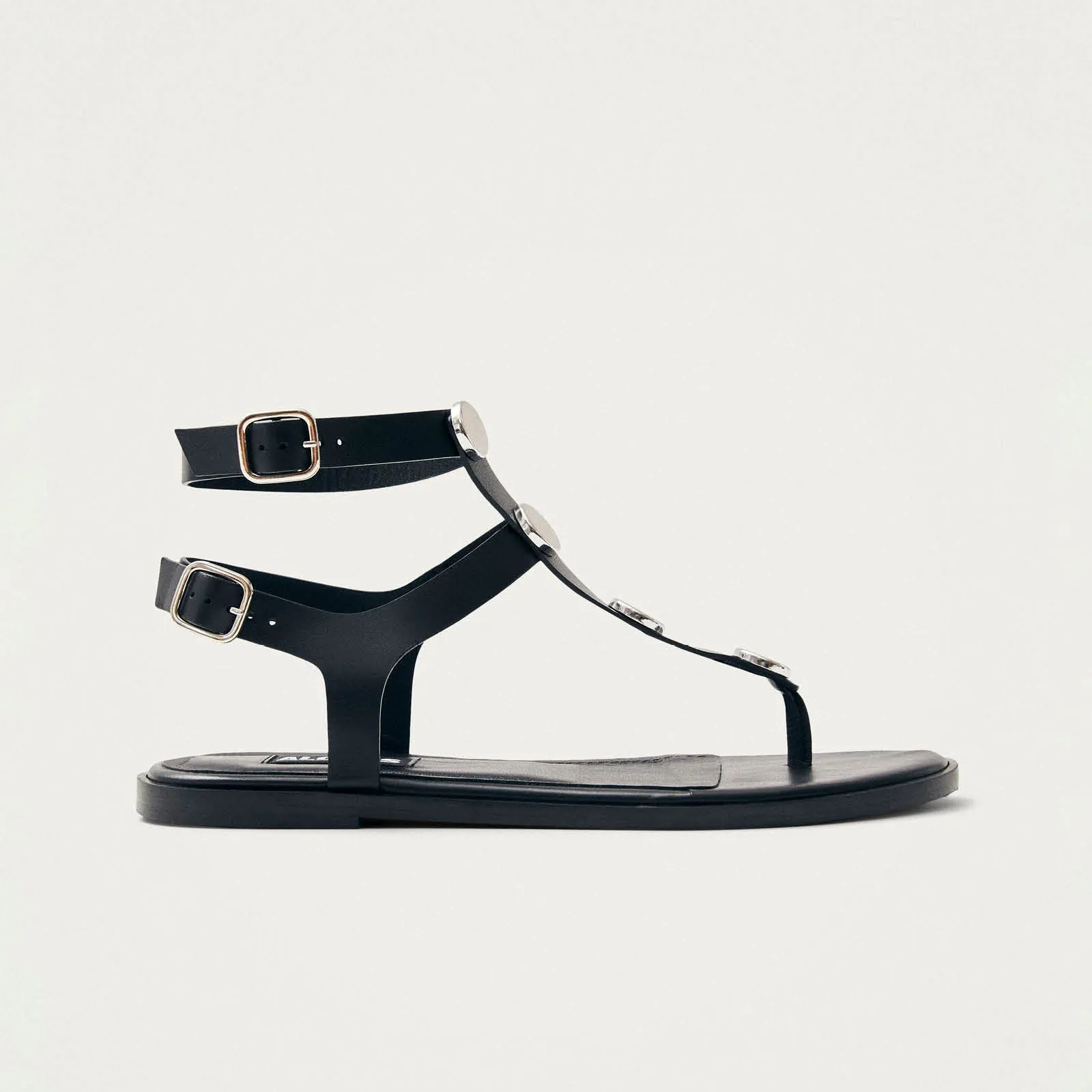 Xena Black Leather Sandals sold by Alohas product image thumbnail 3