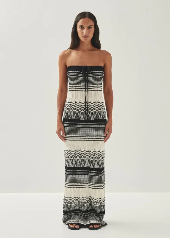 Olenka Ecru Tricot Dress made by Alohas