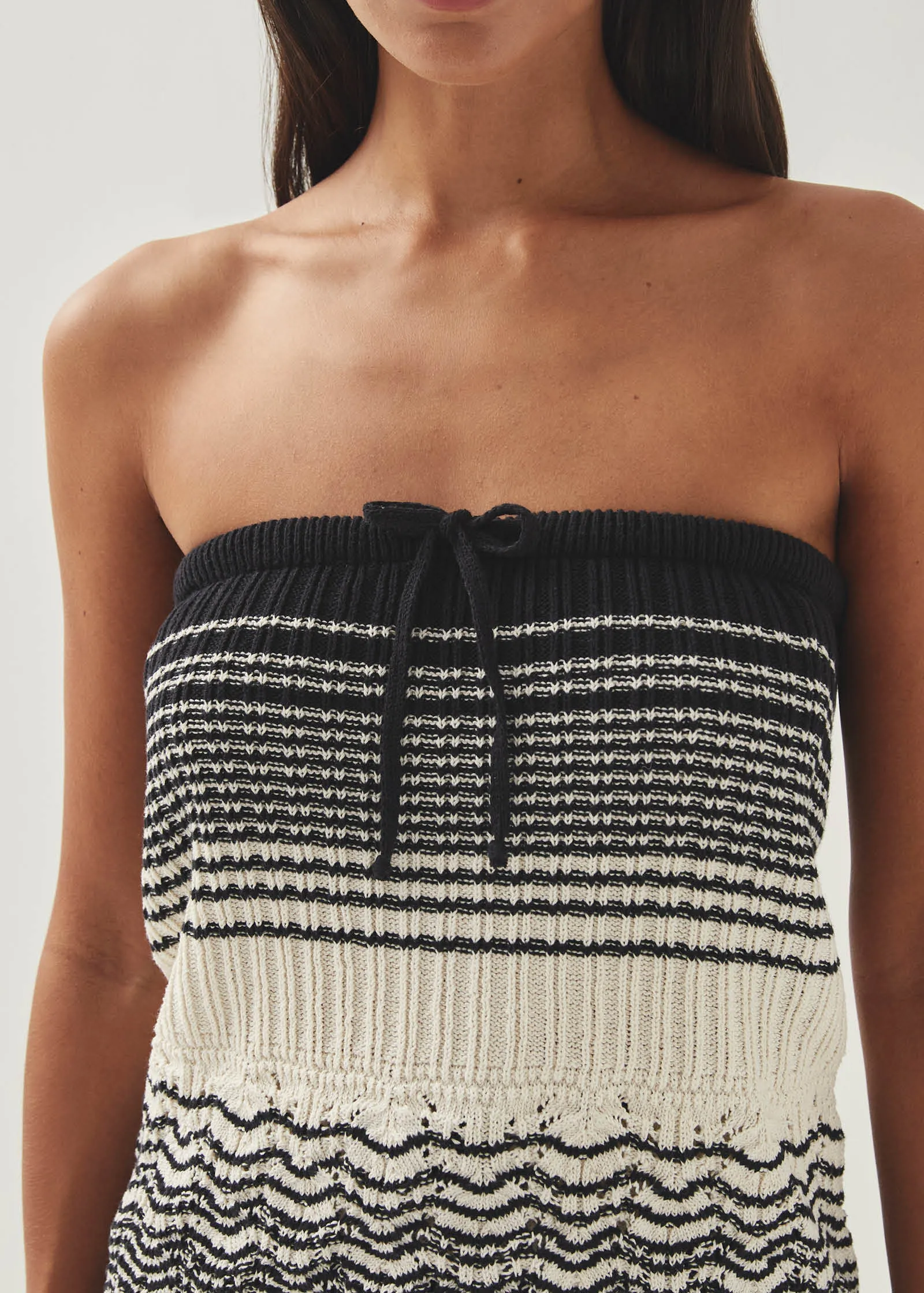 Maia Ecru Tricot Top sold by Alohas product image thumbnail 2