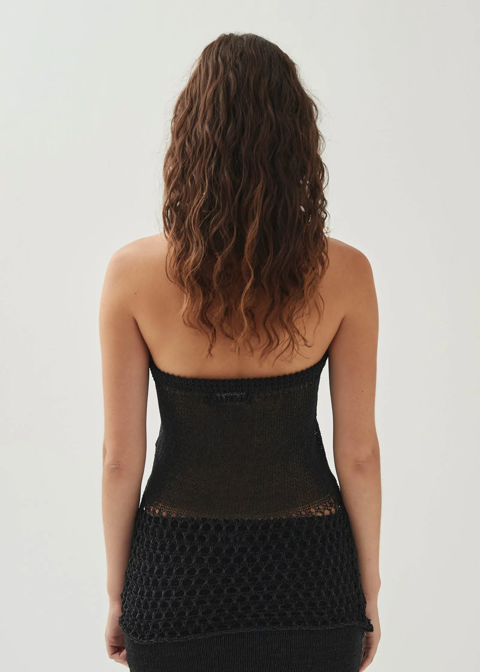 Fabiola Black Tricot Top sold by Alohas product image thumbnail 5