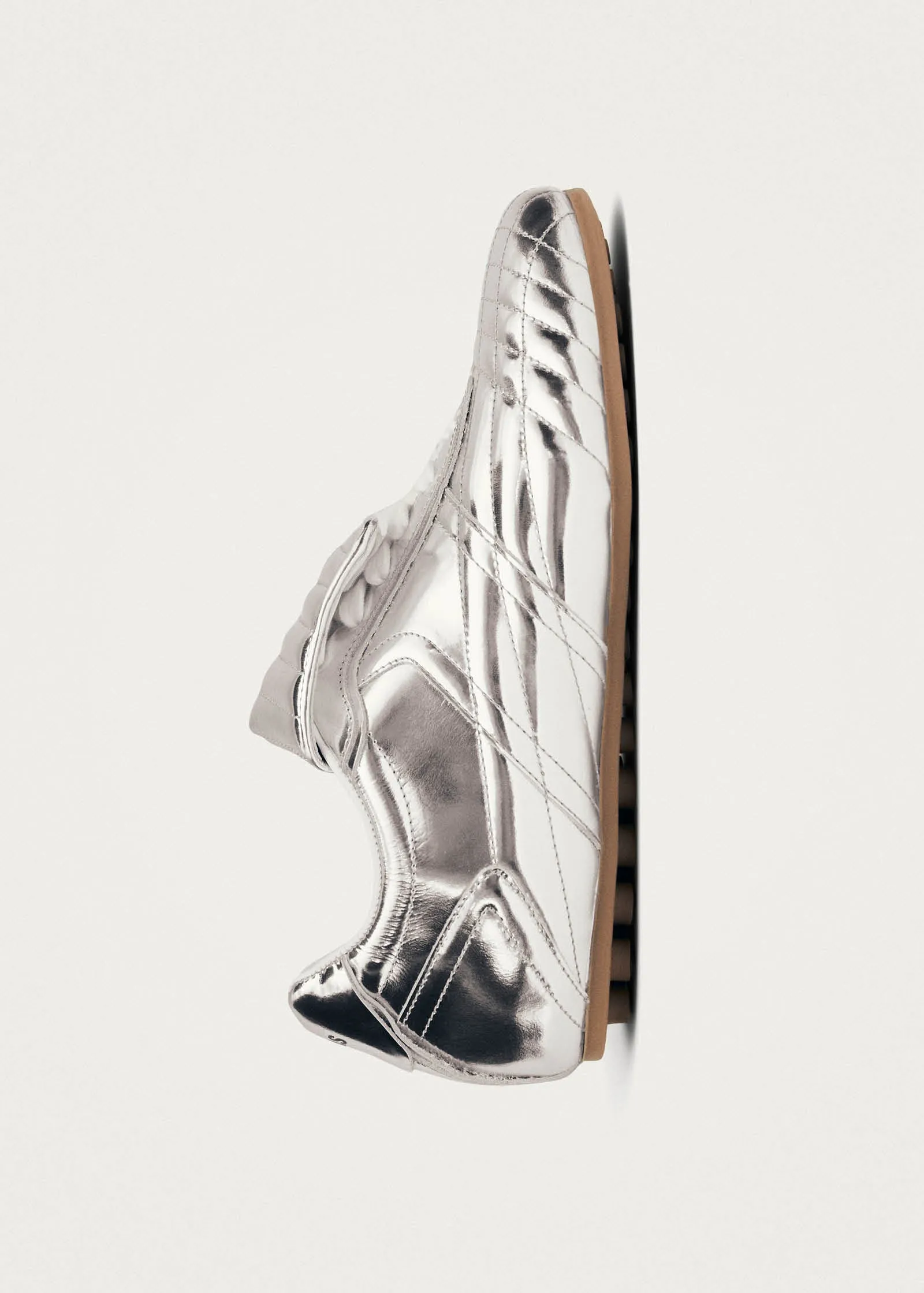 Tb.99 Silver Leather Sneakers sold by Alohas product image thumbnail 4