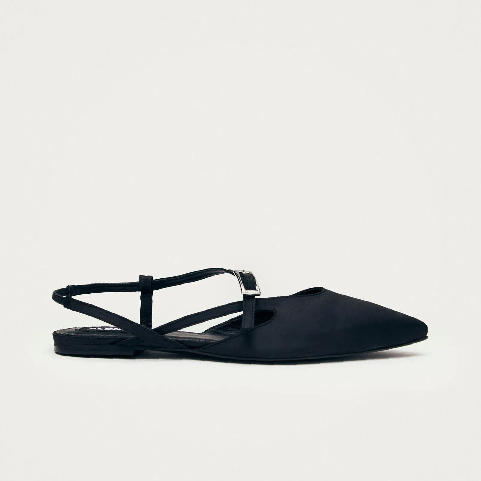 Lydia Silky Black Ballet Flats sold by Alohas product image thumbnail 3