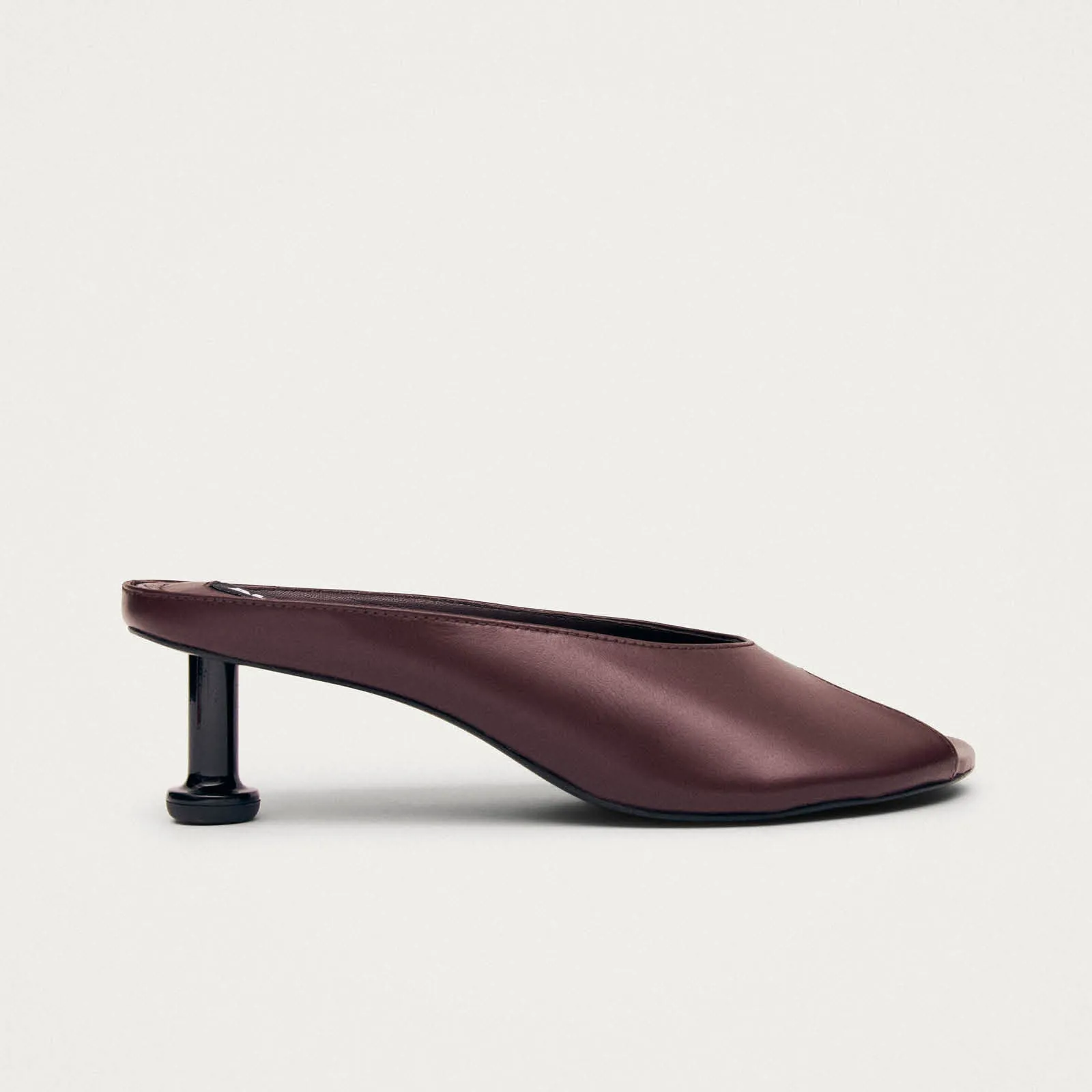 Catherine Burgundy Leather Mules sold by Alohas product image thumbnail 3