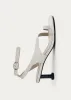 Miquela Light Grey Leather Sandals sold by Alohas