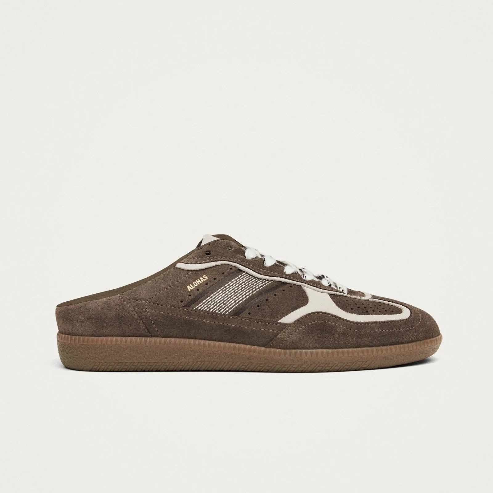Tb.490 Mule Taupe Leather Sneakers sold by Alohas product image thumbnail 3