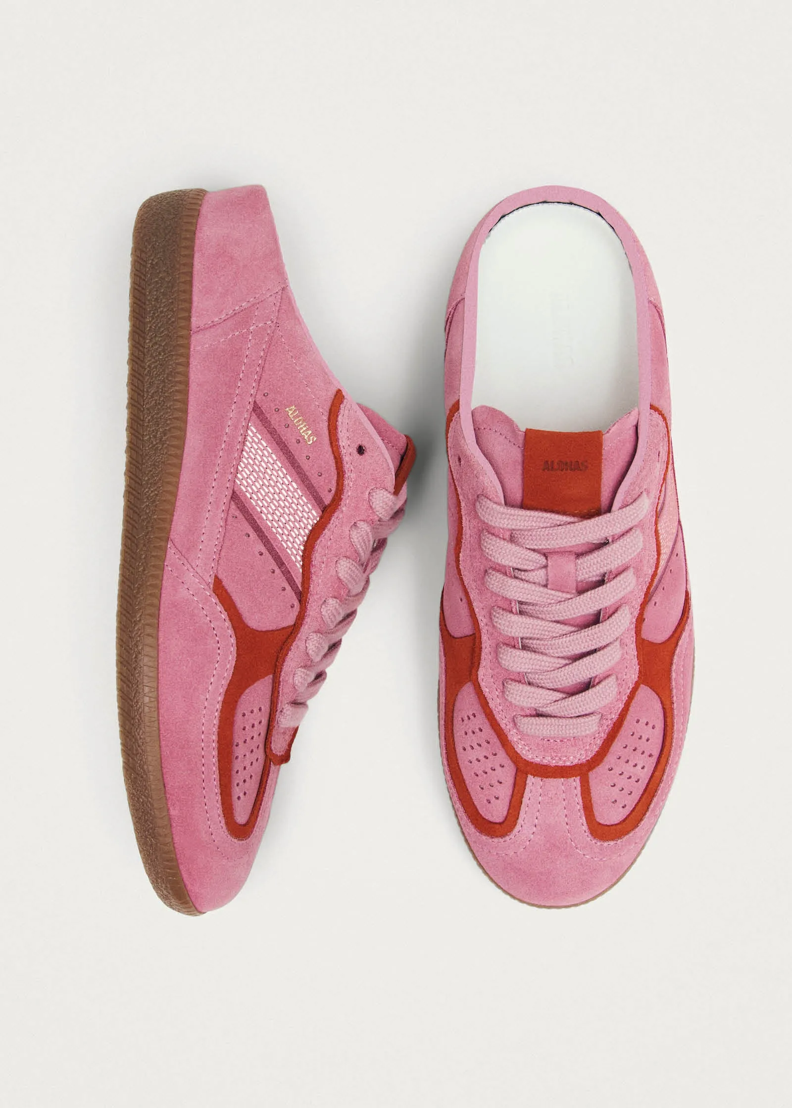 Tb.490 Mule Sea Pink Leather Sneakers sold by Alohas product image thumbnail 4