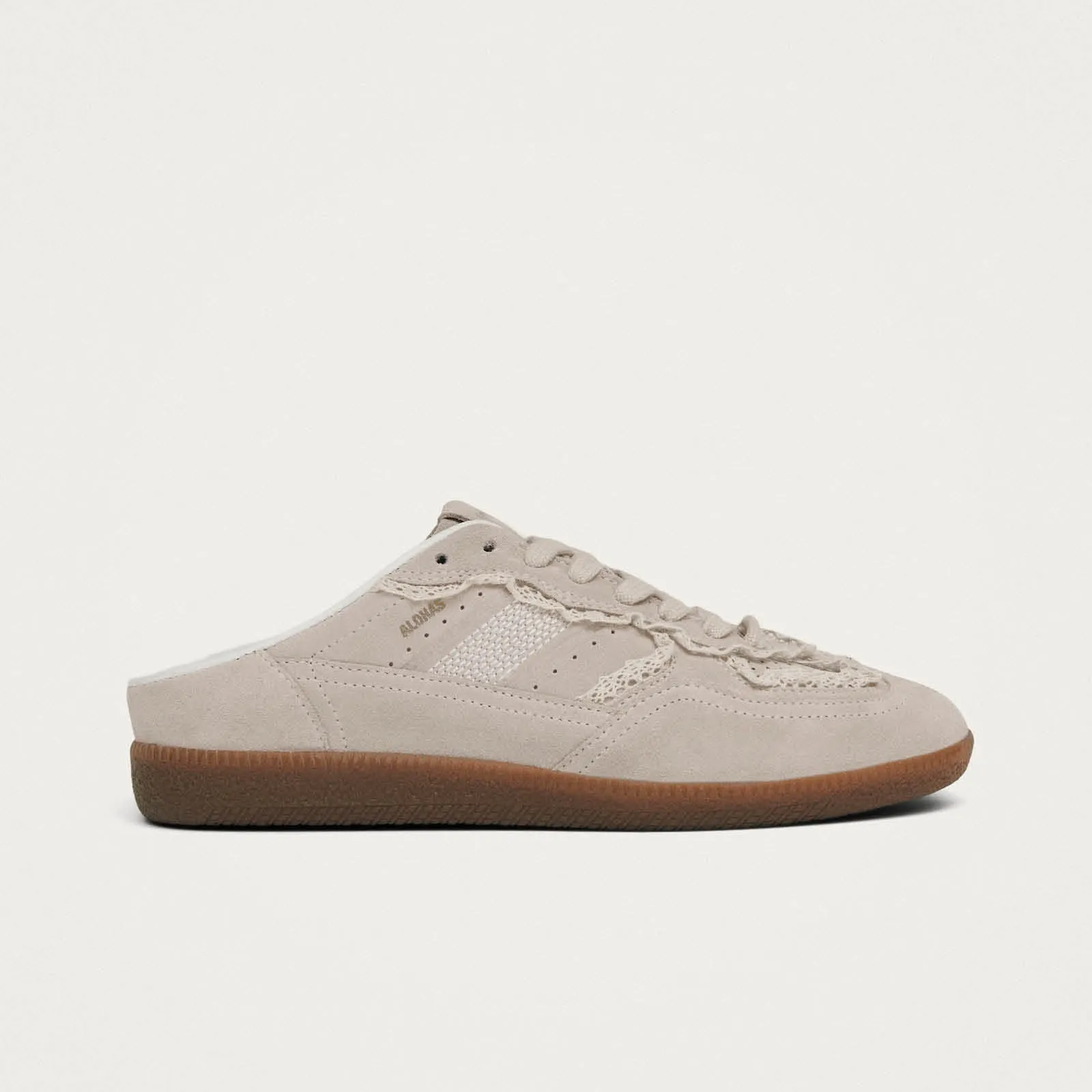 Tb.490 Mule Crochet Cream Leather Sneakers sold by Alohas product image thumbnail 3