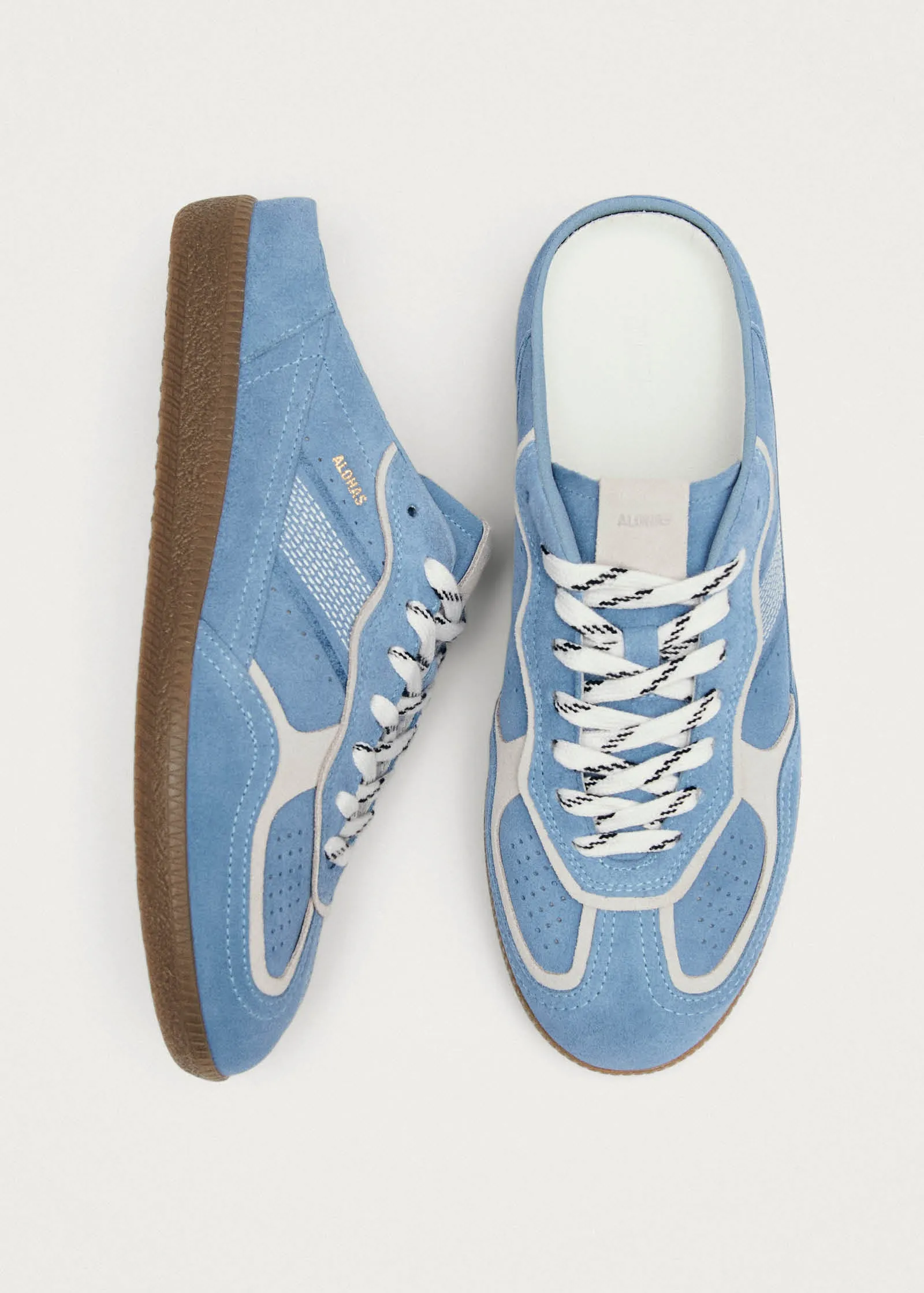 Tb.490 Mule Cornflower Blue Leather Sneakers sold by Alohas product image thumbnail 5