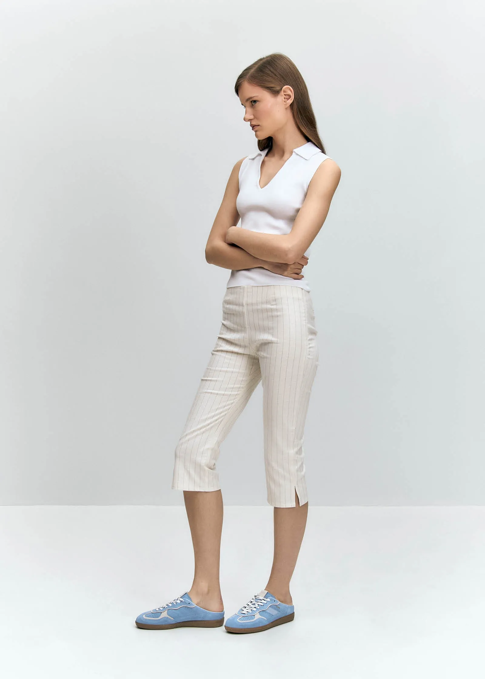 Tb.490 Mule Cornflower Blue Leather Sneakers sold by Alohas product image thumbnail 2