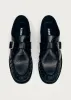 Brandy Black Leather Loafers sold by Alohas