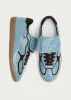 Tb.490 Club Grey Blue Patent Leather Sneakers sold by Alohas