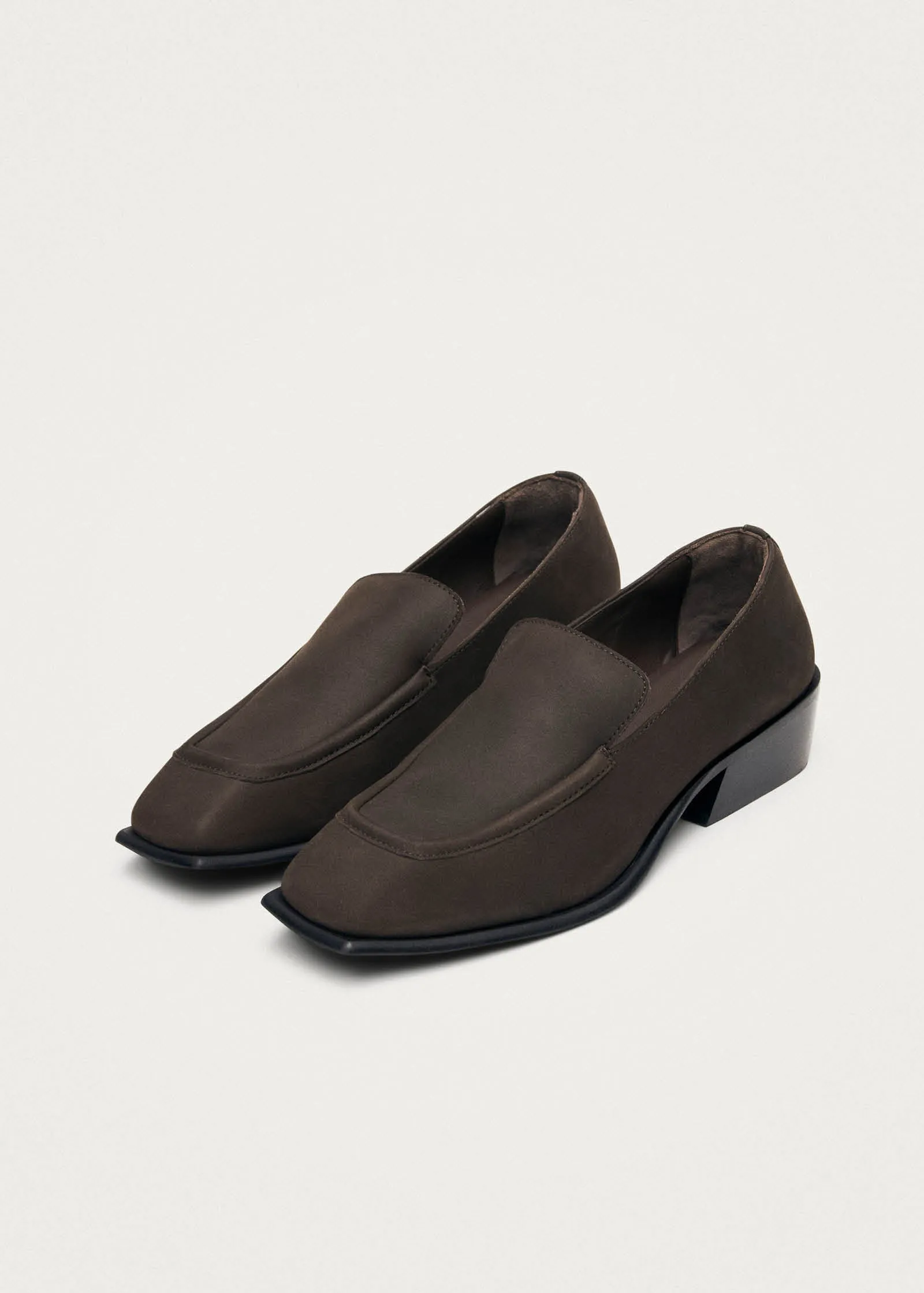 Pua Suede Brown Leather Loafers sold by Alohas product image thumbnail 2