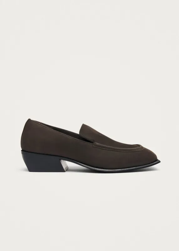 Pua Suede Brown Leather Loafers sold by Alohas