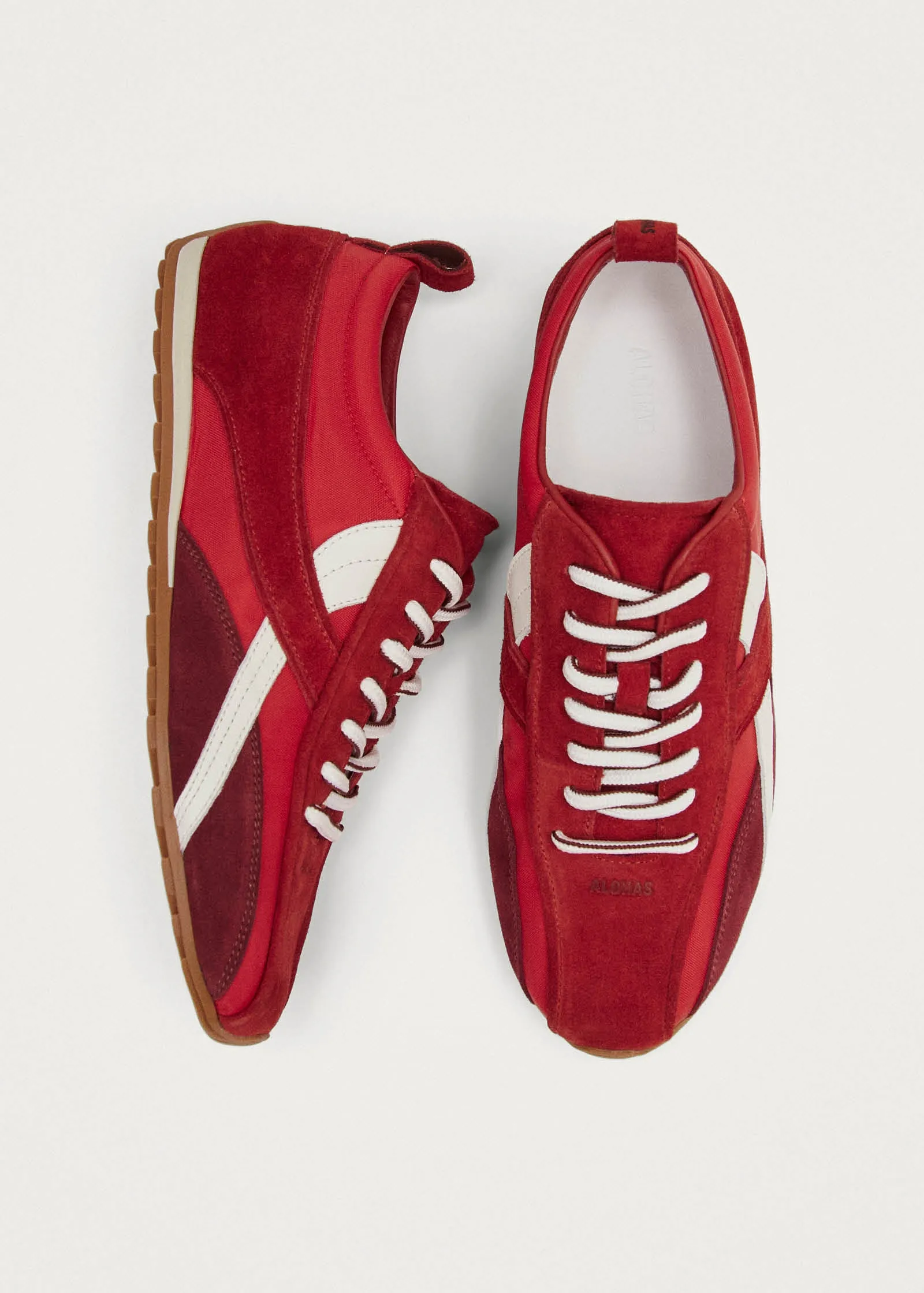 Tb.304 Nylon Red Leather Sneakers sold by Alohas product image thumbnail 5