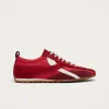 Tb.304 Nylon Red Leather Sneakers sold by Alohas