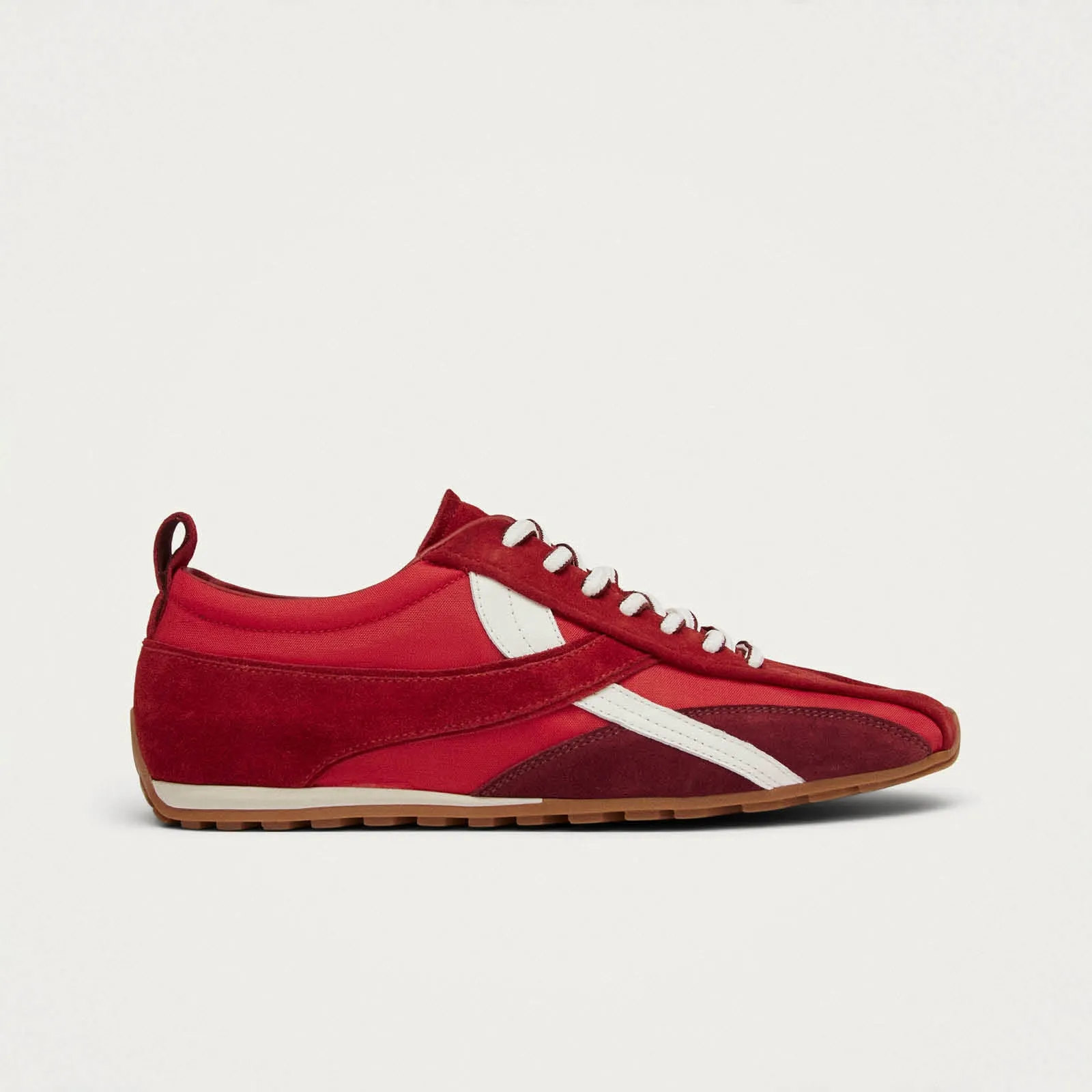 Tb.304 Nylon Red Leather Sneakers sold by Alohas product image thumbnail 3