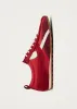 Tb.304 Nylon Red Leather Sneakers sold by Alohas